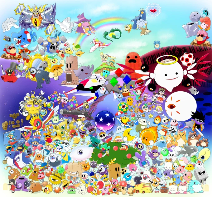 #星のカービィ30周年を365日祝いたいチャレンジ次回作のポケモンにでてくるはがねタイプですって出されても違和感ない奴 