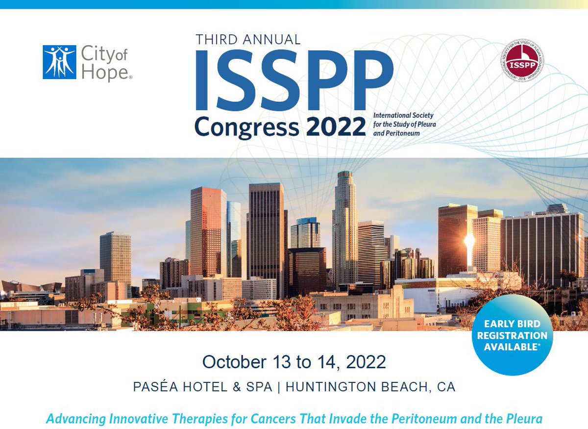 ISSPP1's tweet photo. One place - Huntington Beach- one date 12-14th of October - 3 #ISSPP events.
Let’s start with the International ISSPP congress organised by @TDellingerMD @MustafaRaoofMD @YangheeWoo with participation of @YeomanFung. Many great speakers in the program. https://t.co/6pvV16tc22