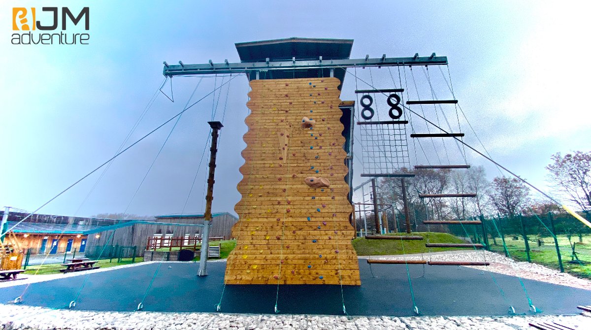 JMAdventure's tweet photo. Climbing walls can be stand alone products or used as an integrated element to zip lines or developmental high ropes as shown here. 

Find out more about the versatility of climbing walls here: 
https://t.co/doAlKk1vGb

#zipline #adventuretime #findadventure #highropes https://t.co/avNxn9UcDI