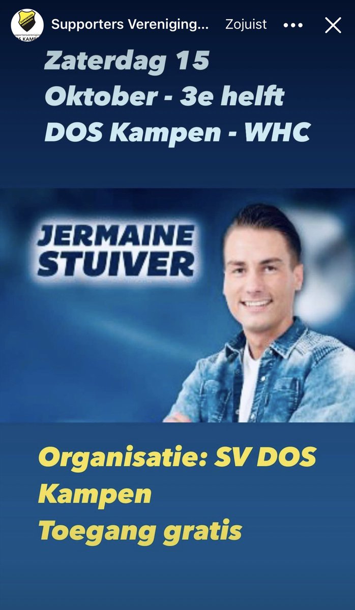 15/10/22 Derde Helft <a href="/VVDOSK/">DOS Kampen</a> - <a href="/whcwezep1/">WHC Wezep</a> mmv Jermaine Stuiver en DOS Huis DJ