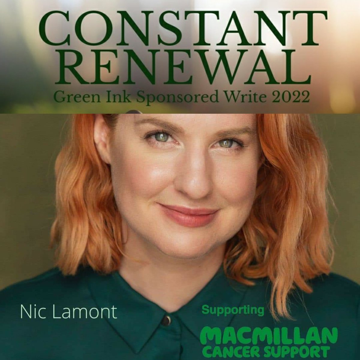 Friends, I'm thrilled to be taking part in the Green Ink Sponsored Write on October 15th if you feel you could donate a little to Macmillan Cancer Support, please do! It's an incredible cause. 

Donation link here:
Justgiving.com/greeninksponso…