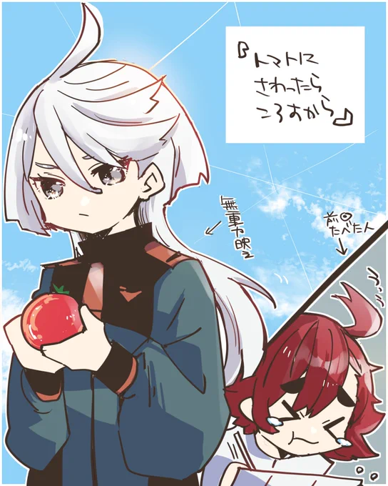 水星の魔女2話のスレミオ…ミオリネのトマトのくだりが印象深いのと、普通に倉庫でスレッタ監禁できるところがあっこれガンダムだな～と思いました。 