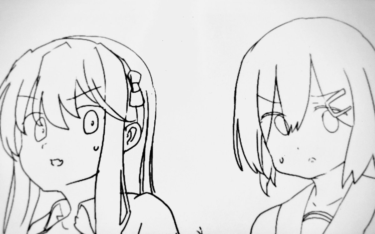 ひさしぶりにお絵描きをしている気がする 