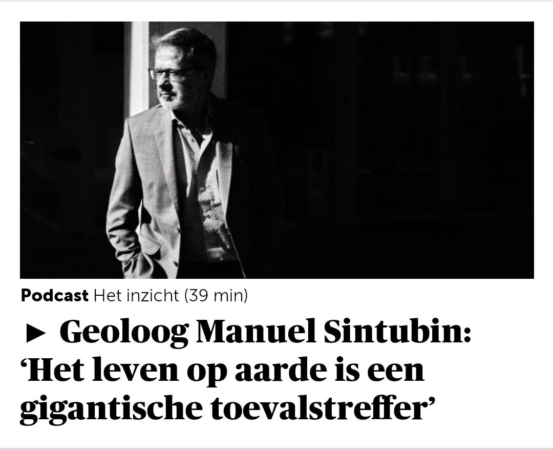 Op deze mooie zondag wil ik graag reclame maken voor de aflevering van #HetInzicht met <a href="/ManuelSintubin/">Manuel Sintubin 🌎⛏️💚🇺🇦🇬🇱🇪🇺</a>. Professor Sintubin heeft met zijn visie een belangrijke stempel gedrukt op hoe <a href="/ThomasRotthier/">Thomas Rotthier</a> en ik over ecomodernisme denken. Op naar het Goede Antropoceen! <a href="/jdceulaer/">Joël De Ceulaer</a>