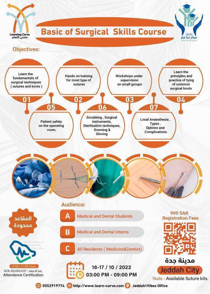 DoctorKSA Medical on Twitter "REGISTER NOW!! Basic of Surgical Skills