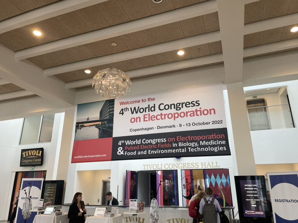 We are here at 4th World Congress on Electroporation in Copenhagen. If you are here as well don’t forget to be at Session P31 where Andrew Cameron will be talking about our MYO Technology. #WCE2022