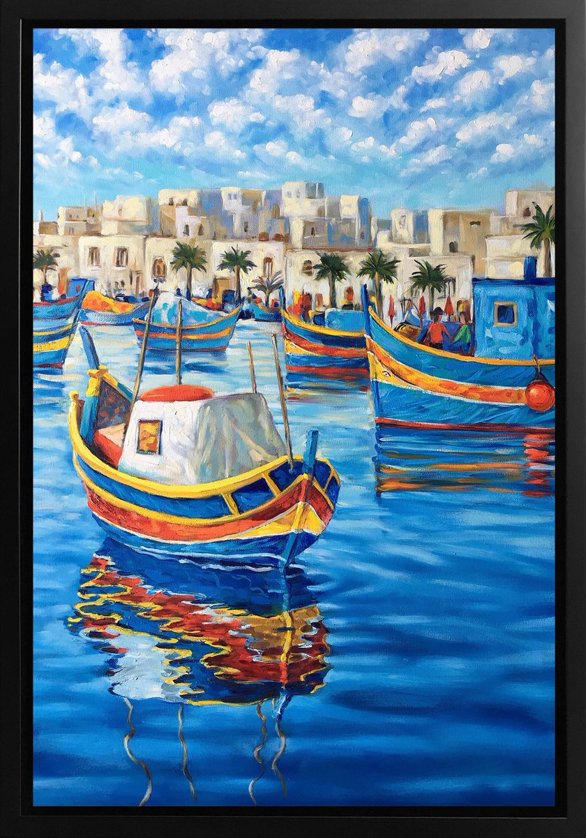 IrinaRedine's tweet image. Malta Traditional Fishing Boats Luzzu oil painting by Irina Redine @Etsy etsy.me/3EyklaN #FishingBoat #Maltapainting #malta #lazydays #lazyday #lazydaysofsummer #maltavacation #traveling #travel #luzzu #luzzuboat #luzzuboats #irinaredine #irinaredineartist