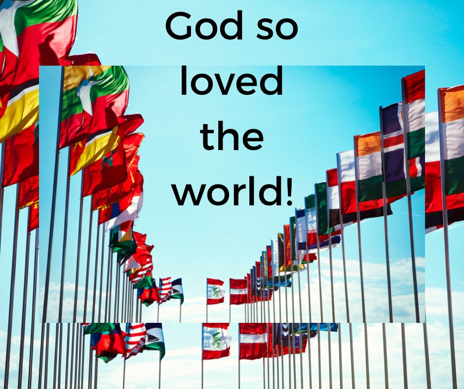 God unites, the devil divides

“For God so loved THE WORLD that He gave His only begotten Son…” John 3:16 

“…You we’re slain and redeemed us to God by Your blood out of EVERY TRIBE and TONGUE and PEOPLE and NATION”
Rev 5:9-10 

and so, respectfully with love… #AllLivesMatter