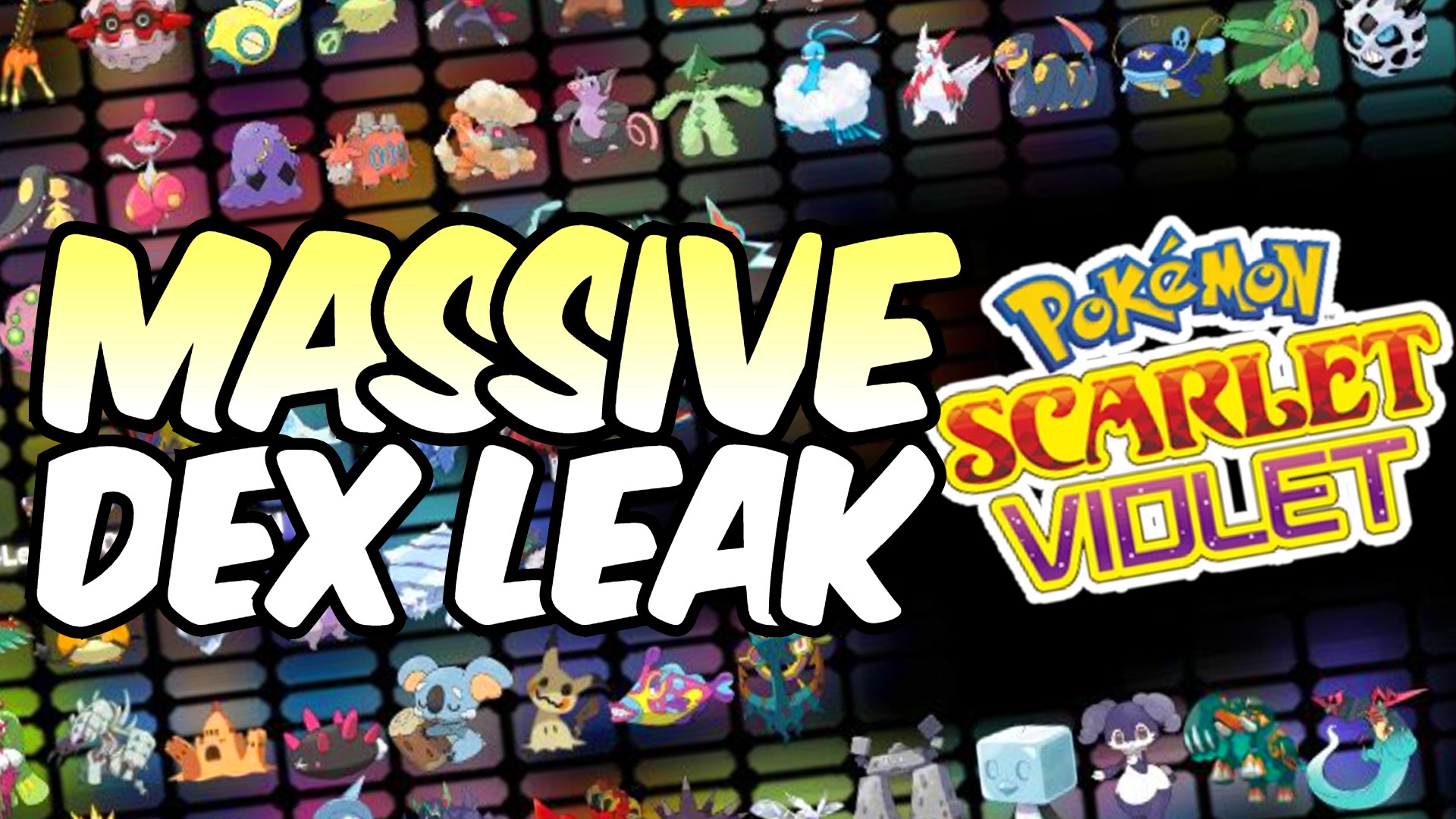 Blaines on Twitter "Pokemon scarlet violet dex leak reveals a LOT of