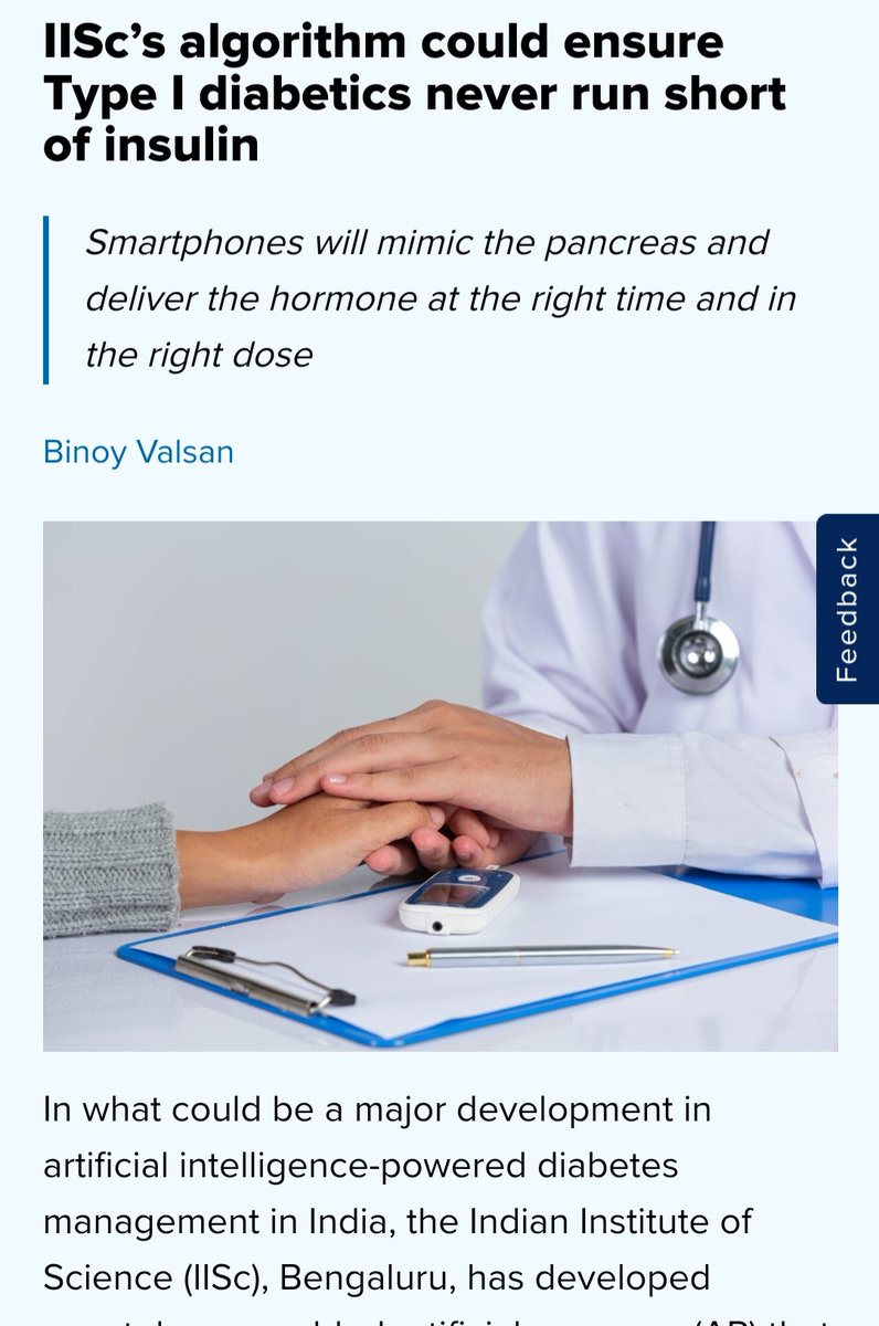 binoyvalsan's tweet photo. What links #automatedmissiles, #spacevehicles & #artificialpancreas?Prof Radhakant Padhi,Dept of Aerospace Eng @iiscbangalore on firstcustomised clinically tested algorithm from an Indian lab 4 affordable closed loop #insulinpump.
#type1diabetes #diabetes https://t.co/zszHJZwNeO https://t.co/OzrigW18nG