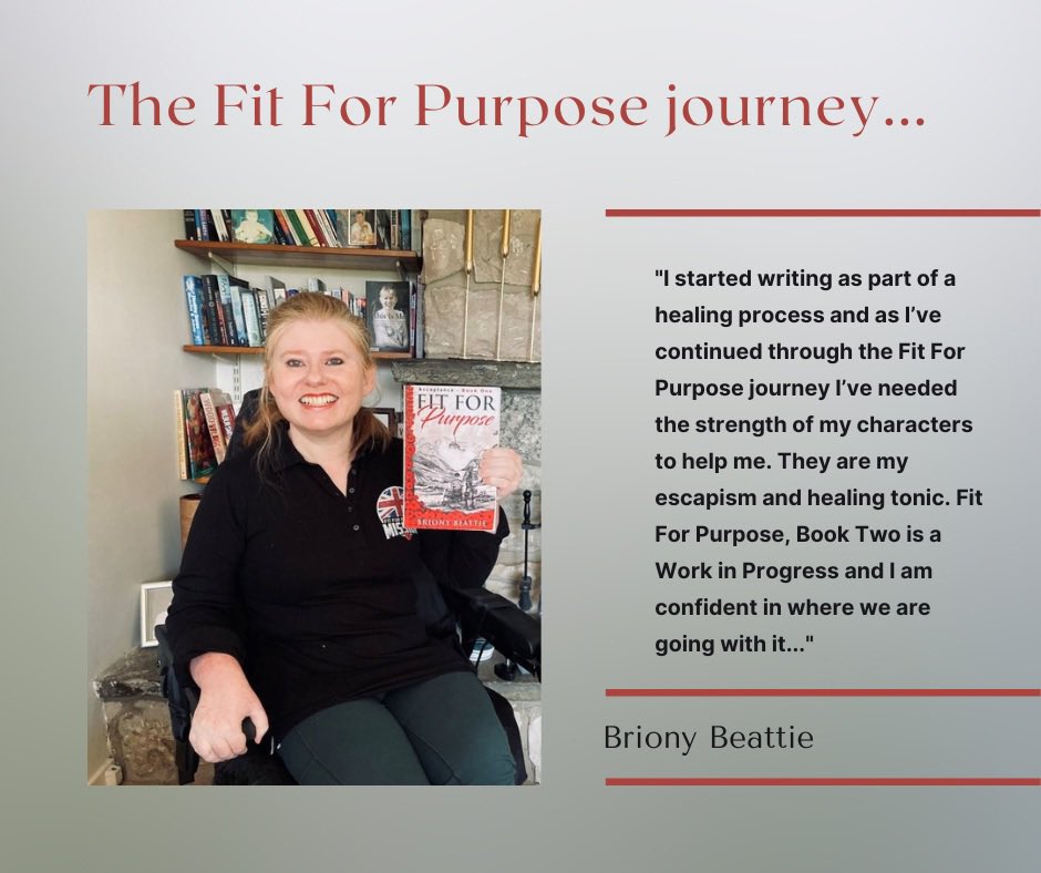 BeattieBriony's tweet photo. “…Fit For Purpose, Book Two is a Work in Progress and I am confident in where we are going with it…”- Briony Beattie
https://t.co/YNCcnQp5pc
#FitForPurposeTrilogy
#IndividualVeterans
#SponsoredProjects
#MottoSoldierOnNoMatterWhat https://t.co/EzgNeEk0Un
