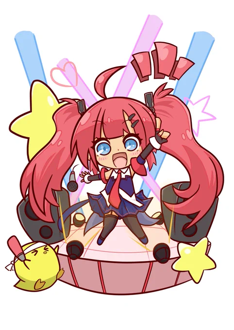 #このタグをみた人はド正面イラストを貼る#アズールレーン #azurlaneデフォルメでパッと見つけたのはボルチモアとサンディエゴ 