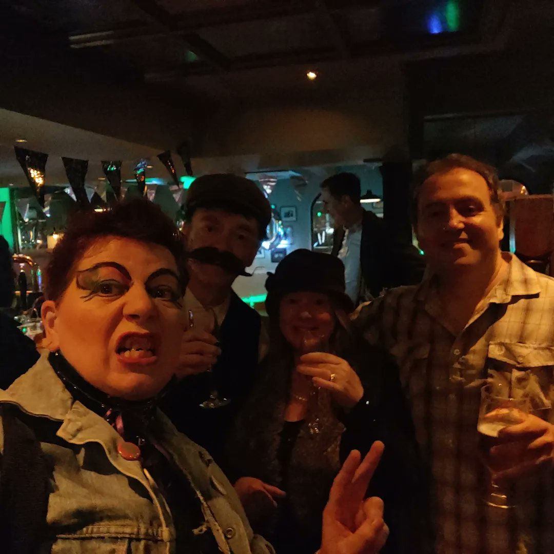 genkijen's tweet photo. Had a fab night on Friday despite a long week . Did a bit of stand up at my friends' joint birthday party dressed as a punk . Took me all yesterday to recover from all the dancing and karaoke !
#100yearsoffashion #punkcomedy https://t.co/Aem7DQlyWO
