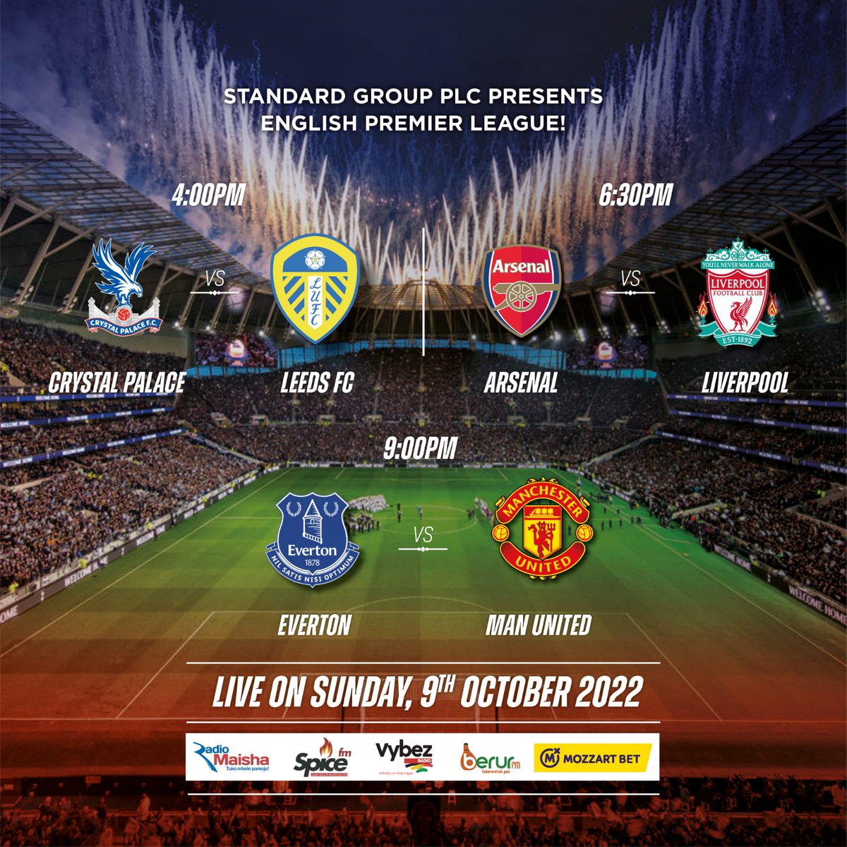 Form ya leo!
Utakuwa unategea mechi gani na kutoka sehemu gani ya Kenya?
<a href="/mozzartbetkenya/">Mozzart Bet Kenya</a> 
#HomeOfEPL