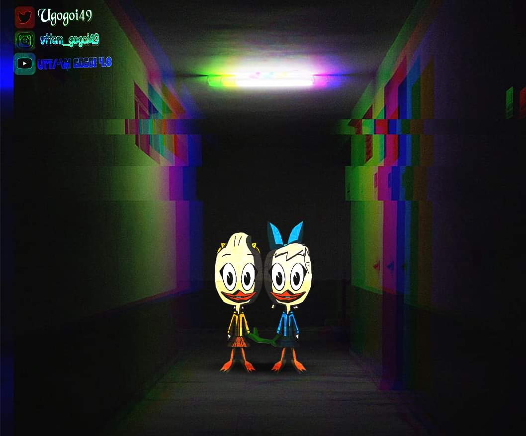 UGogoi49's tweet photo. Full rendered "CREEPY" twins 👀
#MayDuck #JuneDuck #ducktales #ducktales2017 #DucktalesFanArt #halloween #drawing #fanart #Art #pikaboo #Illustrations #digitalart https://t.co/5KVs93V5a1