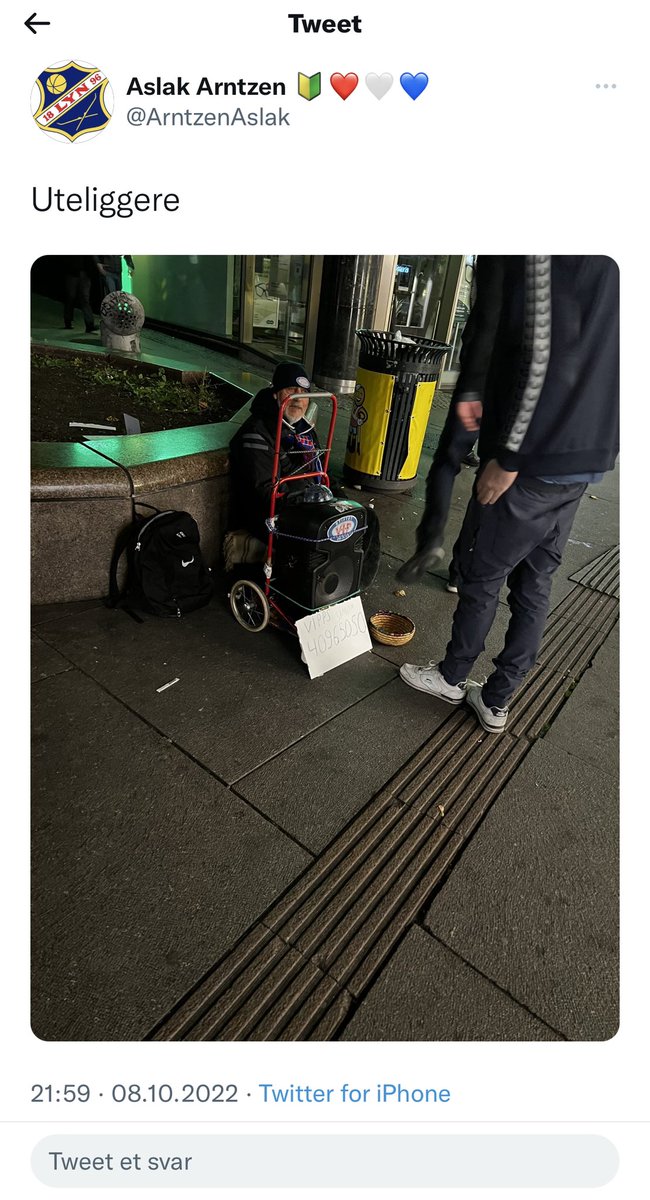 Larso1977's tweet image. Hvor lavt går det ann å synke? @ArntzenAslak har lagt lista så lavt som det er mulig å legge den! @Lyn1896FK her har dere en gogutt i egne rekker