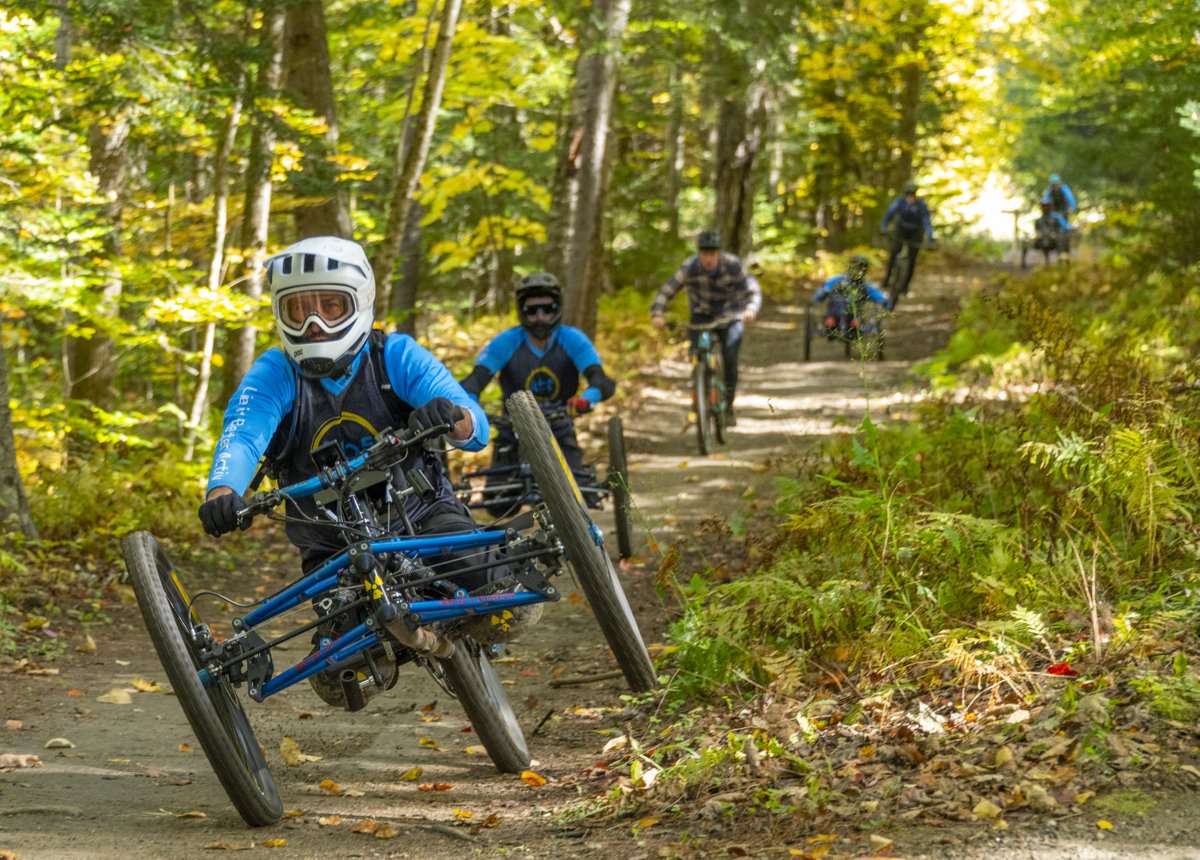 Last week, we joined the <a href="/KellyBrushFdn/">Kelly Brush Foundation</a> and <a href="/vtadaptive/">Vermont Adaptive</a> for the final day of their Adaptive Mountain Bike Camp at Burke. We are thankful to be able to participate and inspired by the incredible work that these organizations are doing to make biking accessible for everybody 🎉