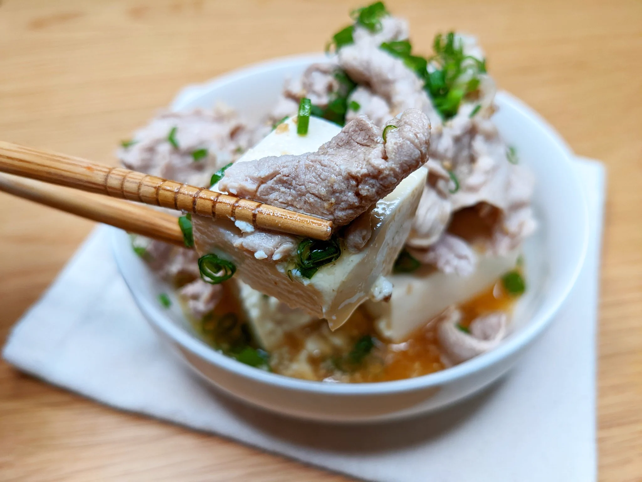 いくらでも食べられちゃう！？ヘルシー「胡麻しゃぶ豆腐」。