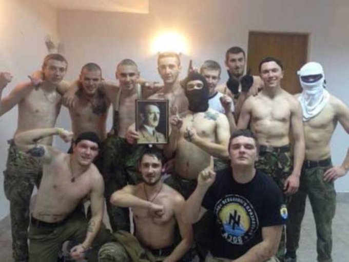 HPhilby3's tweet photo. @Reuters Why does Britain support Ukrainian Nazis with money and weapons? https://t.co/8IAi2nmD2B