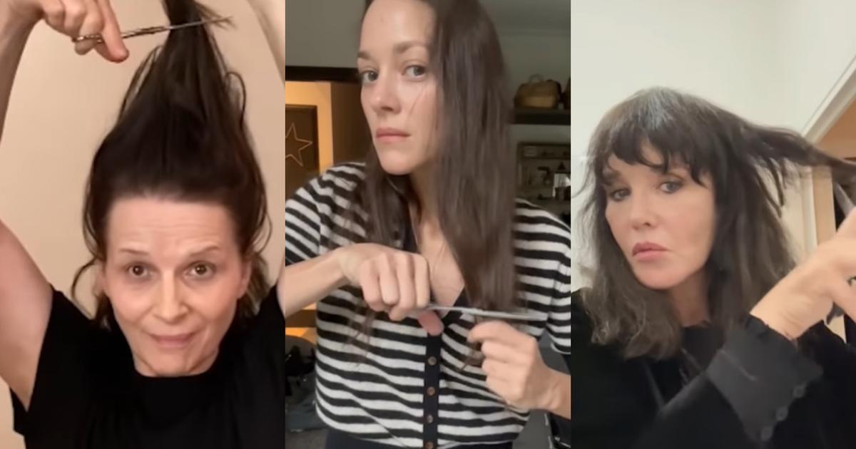Madamefigaro's tweet photo. Charlotte Gainsbourg, Marion Cotillard, Isabelle Adjani… Plus de 50 artistes se coupent les cheveux en soutien aux Iraniennes.
https://t.co/wsfb9qxt5B https://t.co/55YpDVOJiD