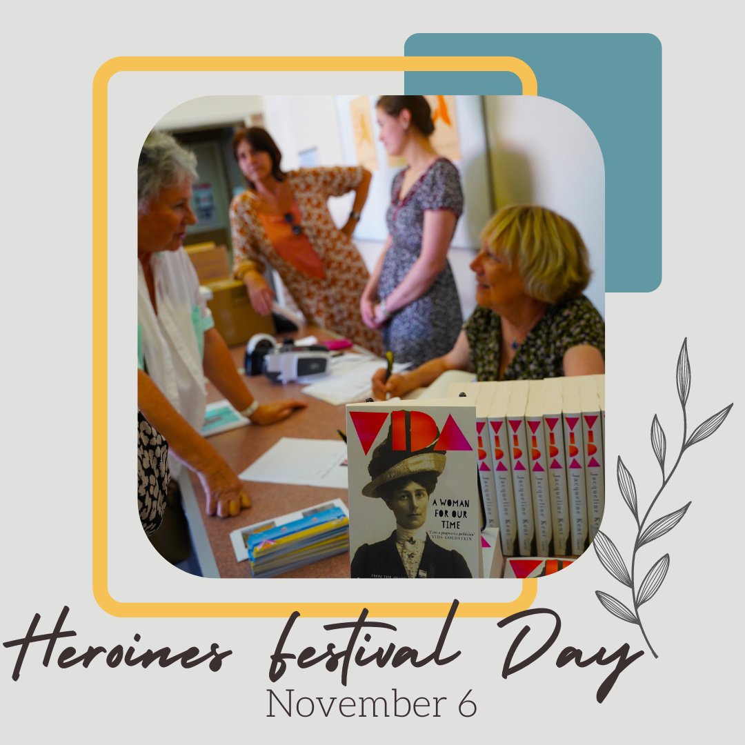 Counting down: there are only 25 days to go until Heroines Festival! tickettailor.com/events/heroine…