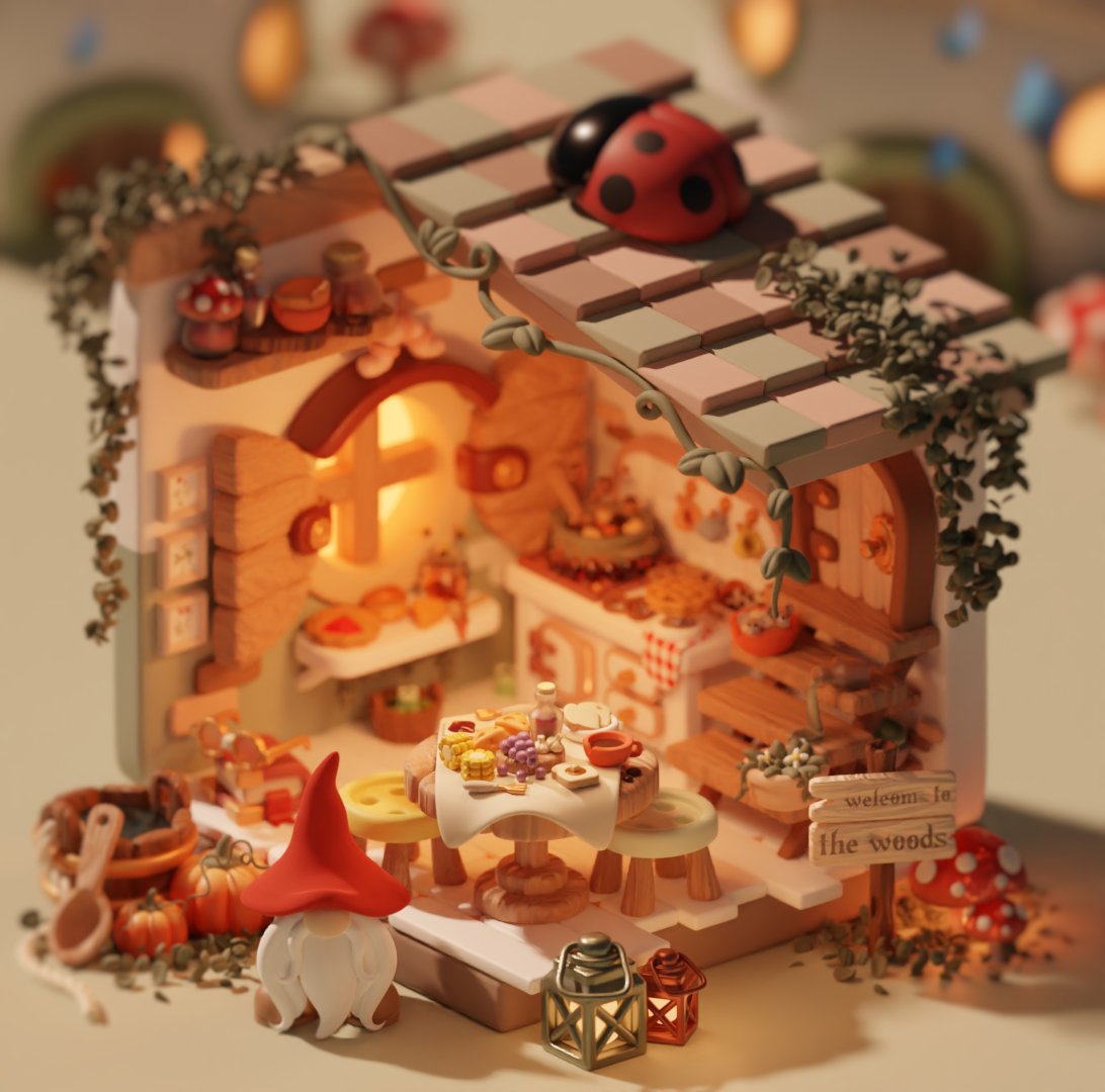nicky_blender's tweet photo. What version do you like more?🍄✨

🔃 Day
❤️Night

#b3d #blender3d #3dmodeling https://t.co/FpZOHwf4EB