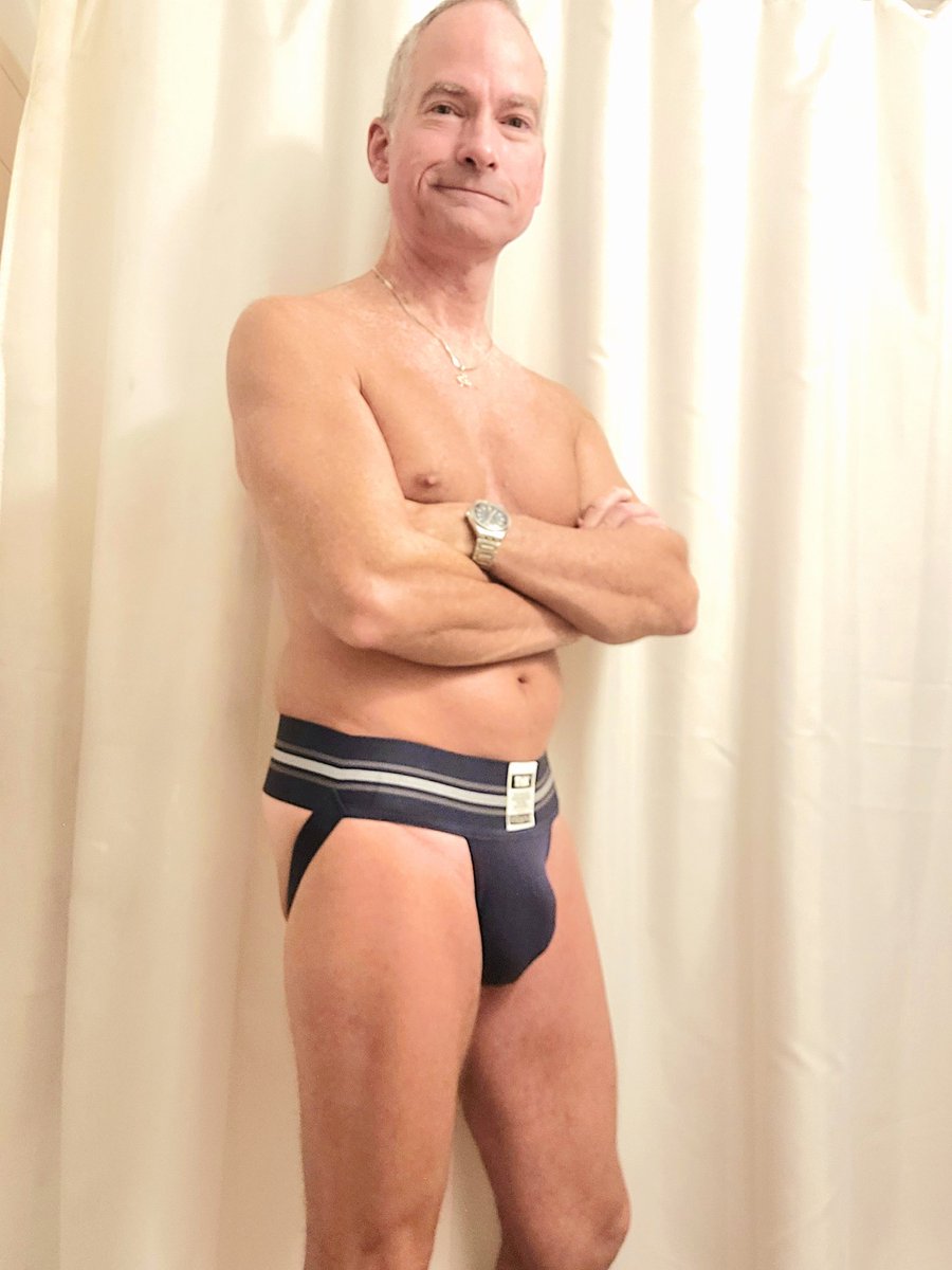androfanatics's tweet photo. A little late posting #Joctober pics. Here's my Navy blue #Jockstrap from #THKMale
#LickerroomJockstrap https://t.co/Lcs9xDB5m1