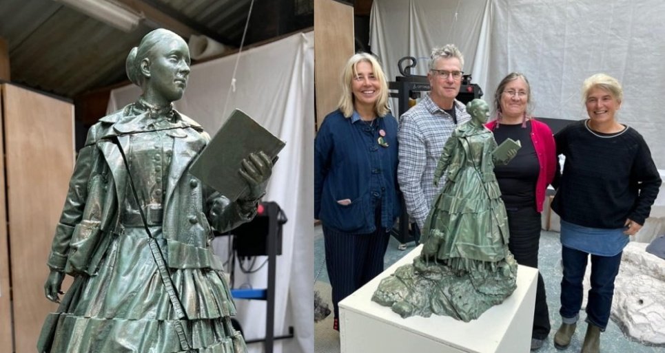PSSAtweets's tweet photo. 💥 EXCITED about the design for the NEW Statue of outstanding Welsh woman Cranogwen @women_welsh for #Llangrannog by Sebastien Boyesen Local and National historical figure Cranogwen was a prominent mariner, poet, journalist, preacher and campaigner READ https://t.co/nJ8CtUNrg2… https://t.co/dnSjlz2yOy