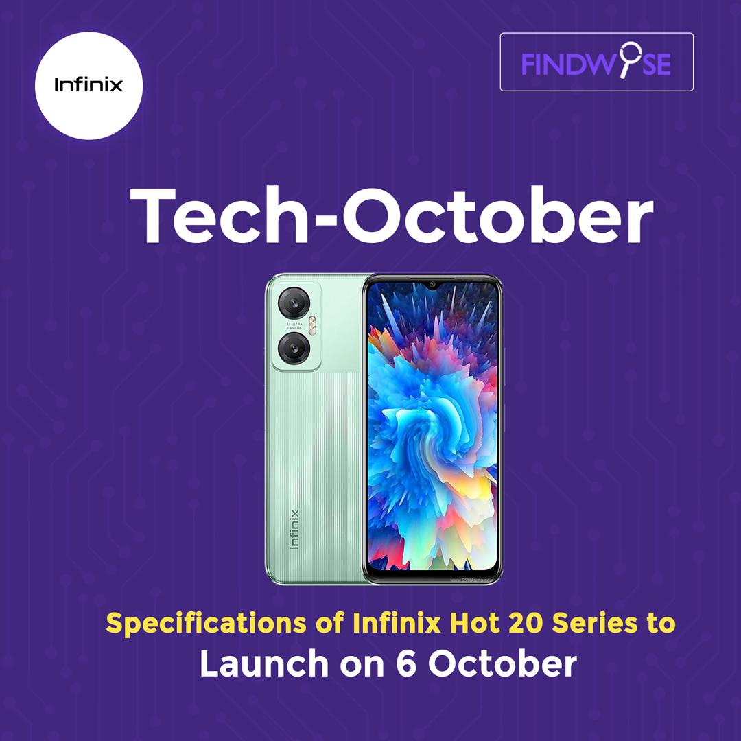FindWyse's tweet image. Specifications of Infinix Hot 20 Series to Launch on 6 October

Infinix debuted the Hot 12 line of smartphones earlier this year. 

Read More : bit.ly/3T124Xi
Know More : findwyse.com

#Techoctober #tweet #latestmobile #infinixHot20 #bestcameraphone