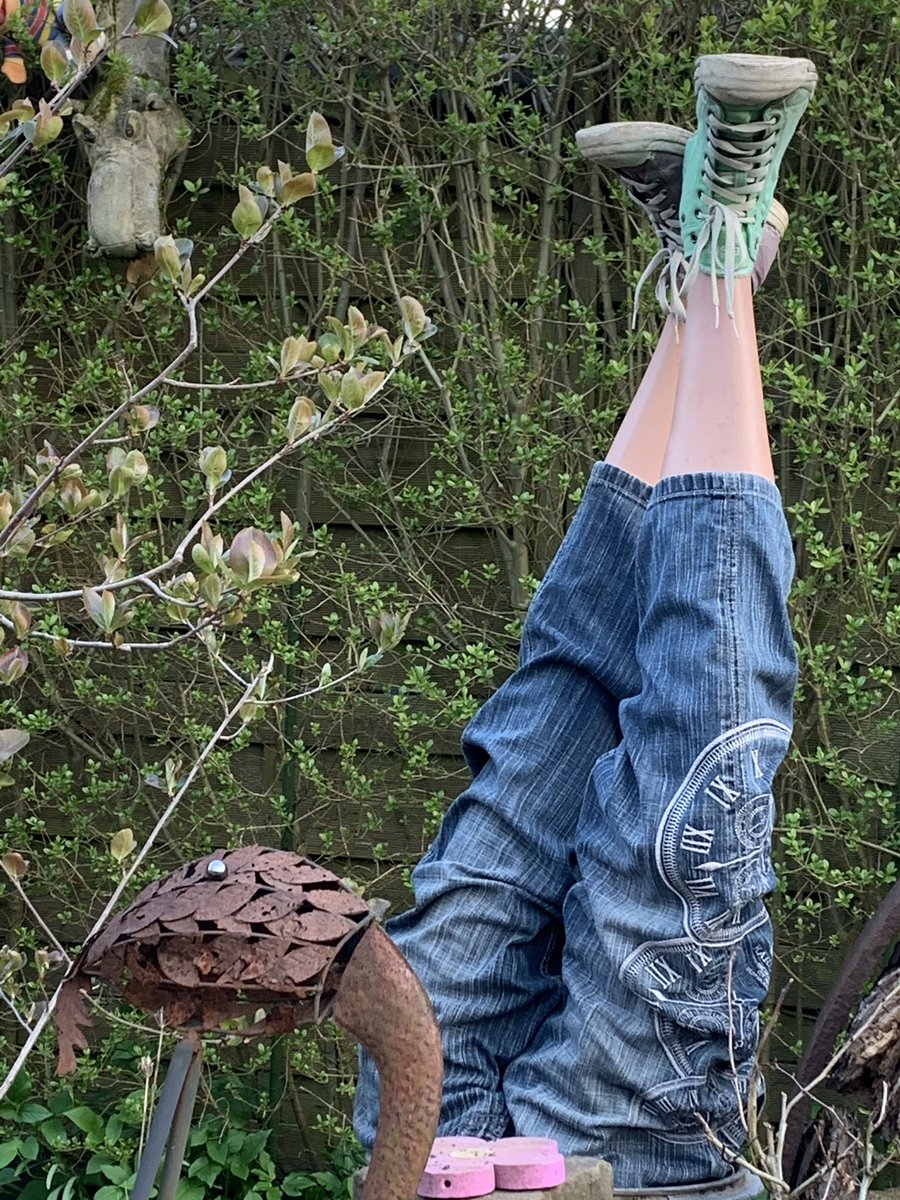 Trassenblicke, Füße hochlegen im Garten #nordbahntrasse #wuppertal