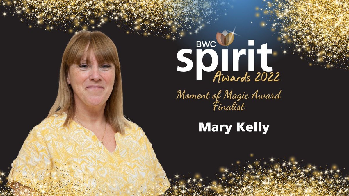 Bham_Childrens's tweet photo. ✨ The marvellous Mary Kelly, a Family Support Worker in our Children with Medical Complexities Discharge Team, is another of our #BWCSpiritAwards22 Moment of Magic finalists. Mary was nominated by a mum who wanted to say 'thank you' for the support she has shown. 🧵 https://t.co/V0IPIKwQPS