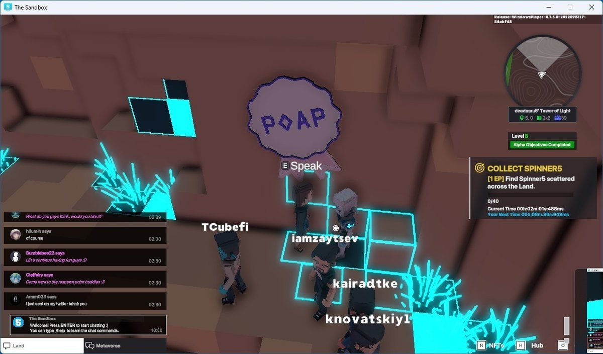 chaip108's tweet photo. @TheSandboxGame @deadmau5 I just participated in the #SandboxAlphaS3Giveaway for a chance to win 500 SAND! Found George from the Metaglitch in @deadmau5's Tower of Light, check out my screenshot below!
👇 https://t.co/WnYnRPUgBW