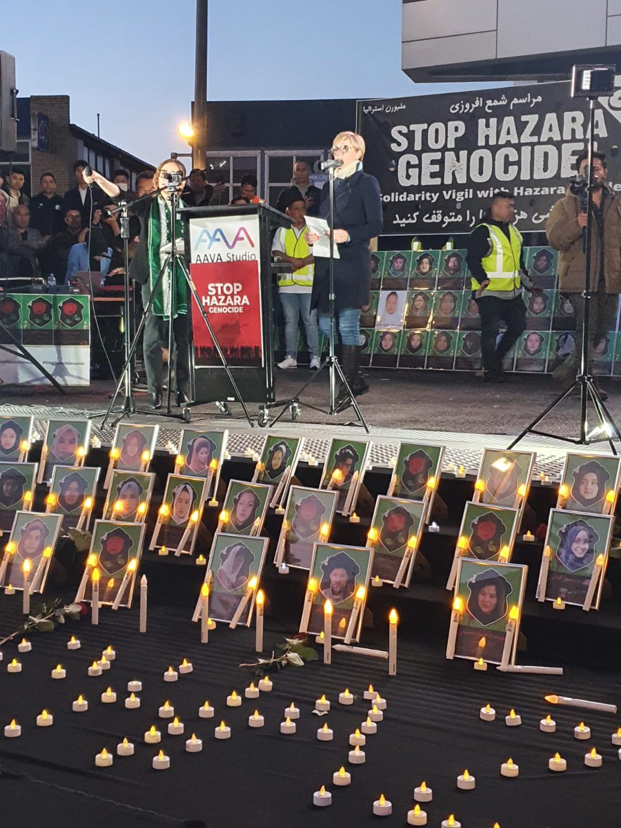 Tonight I joined Melbourne’s Hazara community to speak out against the terror and persecution of Hazara people after more than 50 girls were killed in a horrifying suicide bombing outside a school in Kabul. The Hazaras are being systematically murdered and the world must speak up