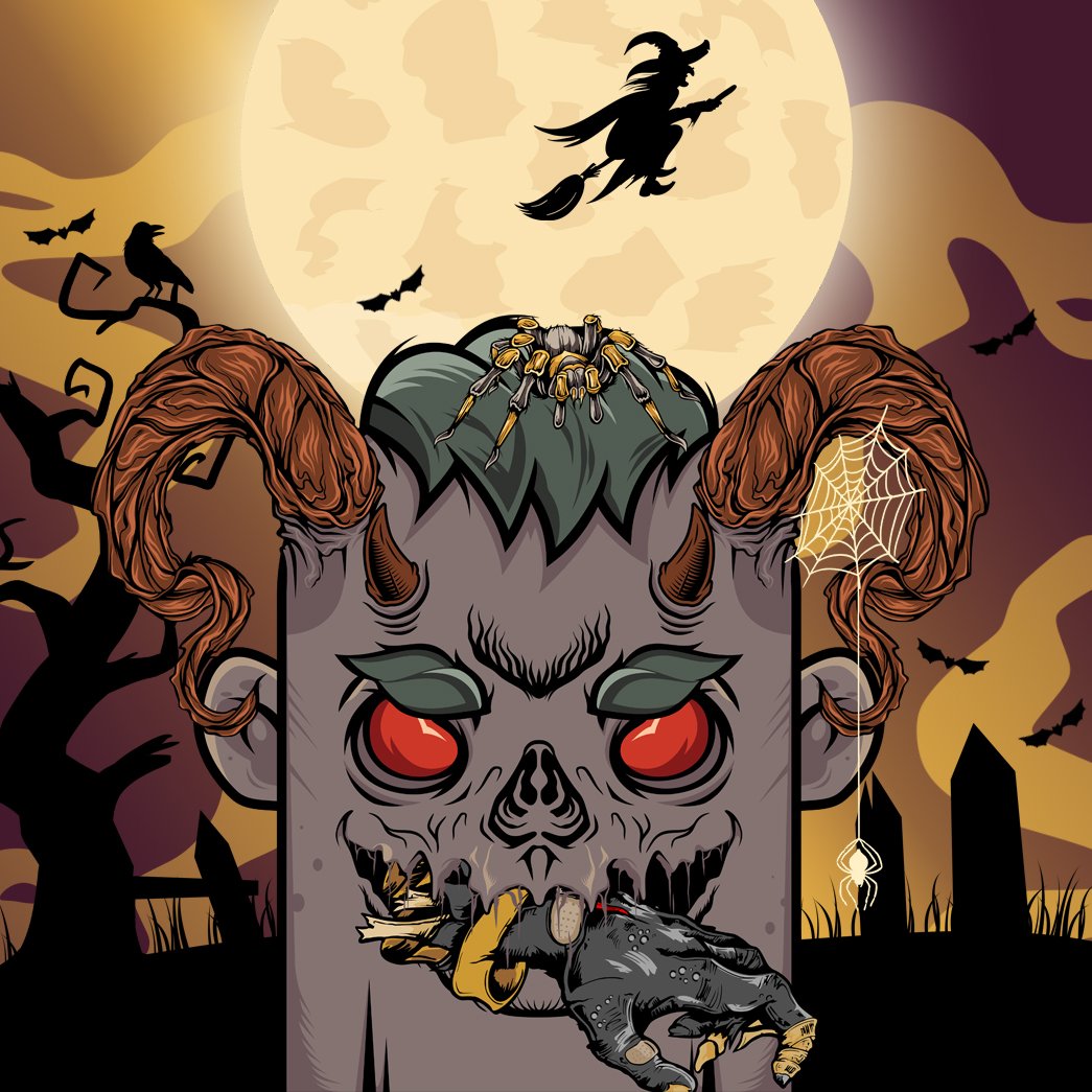 pinhead_jack's tweet photo. 🎃New Drop🎃

🍭🎃 Drawlloween Edition 🍬👻
Pinhead Jack - NGHTMR 
Only 0.007 $ETH Polygon 

Grab now!
https://t.co/Gp6Y27VAHd

#NFTCommunity #PinheadNFT #nftcollector https://t.co/ldNTcor0B4