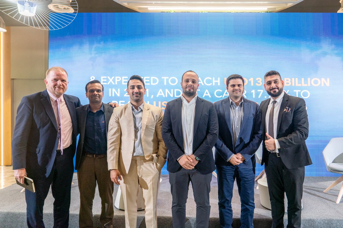 theasifs's tweet photo. It was an absolute honour to be on stage with these amazing people for the Arab SportsTech Forum @ArabStf. With @thejuegoglobal I have been part of the fast growing #sportstech ecosystem in #Qatar and these events help connect the best of the best in the ecosystem.
#startups https://t.co/oABex20I36