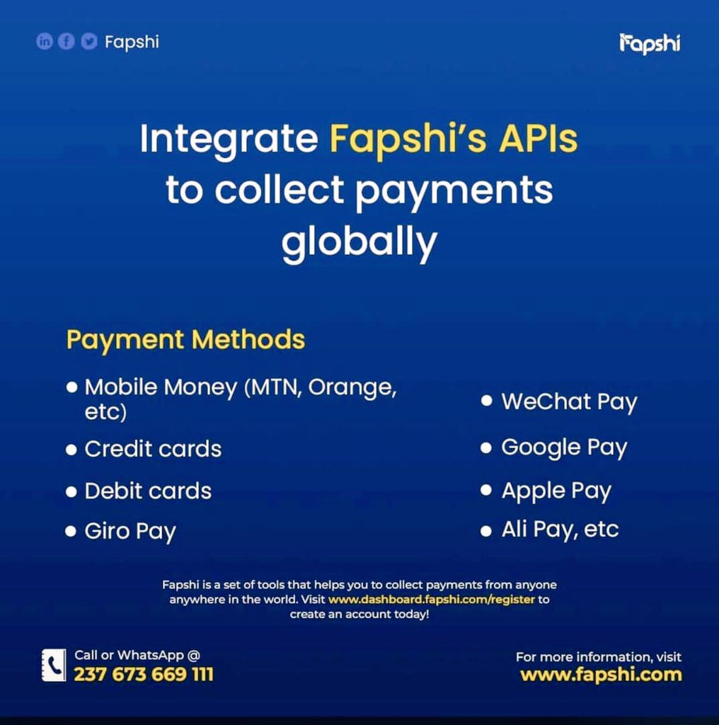 Fapshi tweet media