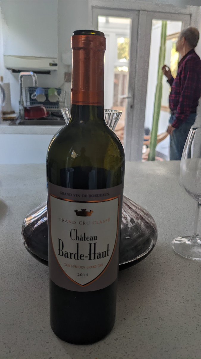 We've found a Buddhist wine!
Chateau Bardo ... in its French spelling.
All set to sip to cheer James on the first weekend of his six months sabbatical.
