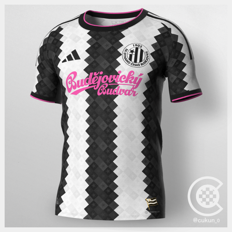 designfootball's tweet photo. Taken from our DesignFootball Super League - Season 3 (https://t.co/zvJ9WL1KVv), an SK Dynamo České Budějovice shirt by @cukun_0.
#ConceptShirt #ConceptKit #DFSL3