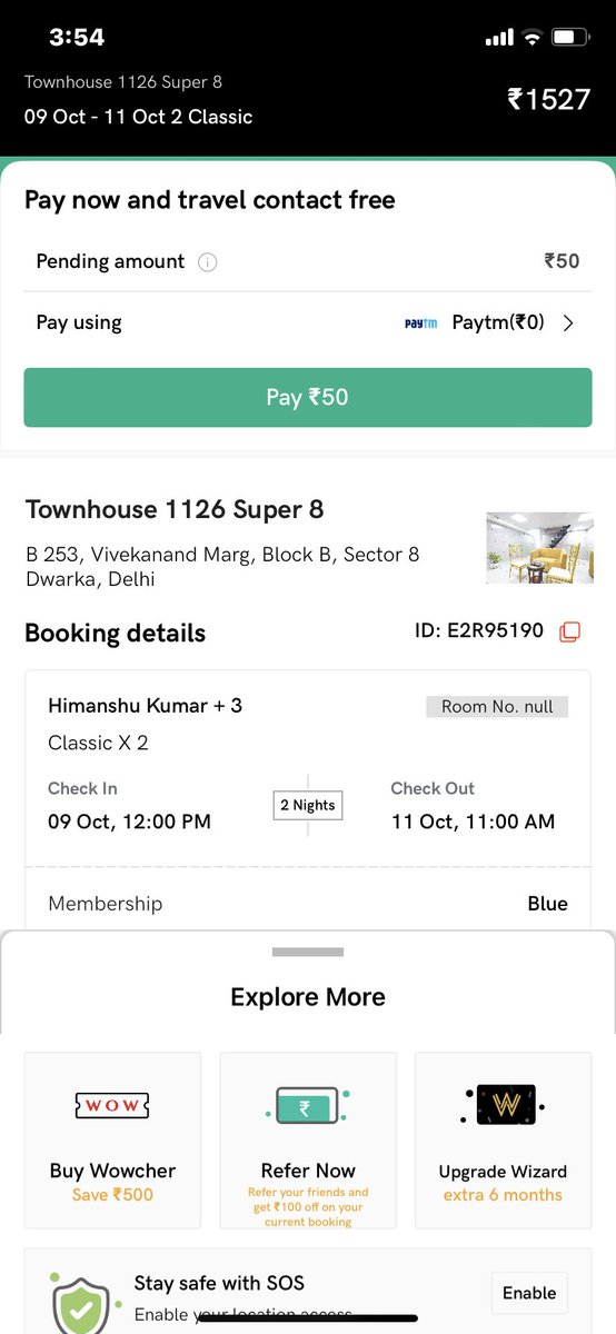 abhik_25's tweet photo. @riteshagar @oyorooms @jagograhakjago so tuis what happened to me and this shows cheap level and service of oyo i booked room for my friend &amp; his family in which property manager denied check-in then i got shifted to another one and again they denied https://t.co/dBp6pldvsJ