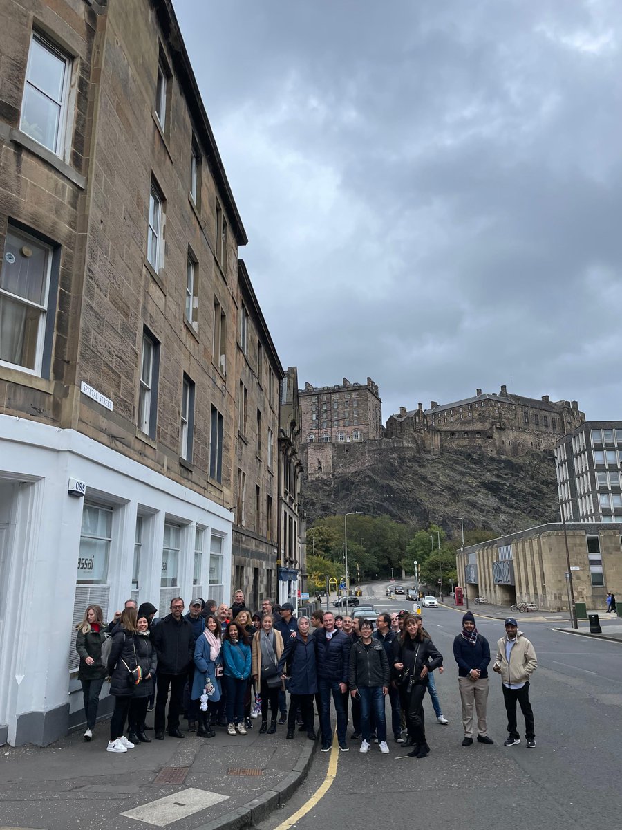 We are in the beautiful city of #Edinburgh, Scotland, with our lovely #network of #IXPs and friends, kicking off #euroix37 with a tour of Edinburgh Castle. Happy Sunday, everyone! #weloveixps