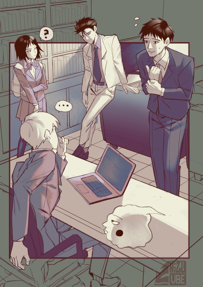 kesobun's tweet photo. 1. reigen manga spoilers /
squeezes shimazaki into spirits and such #mp100 https://t.co/86a6AudVJ9