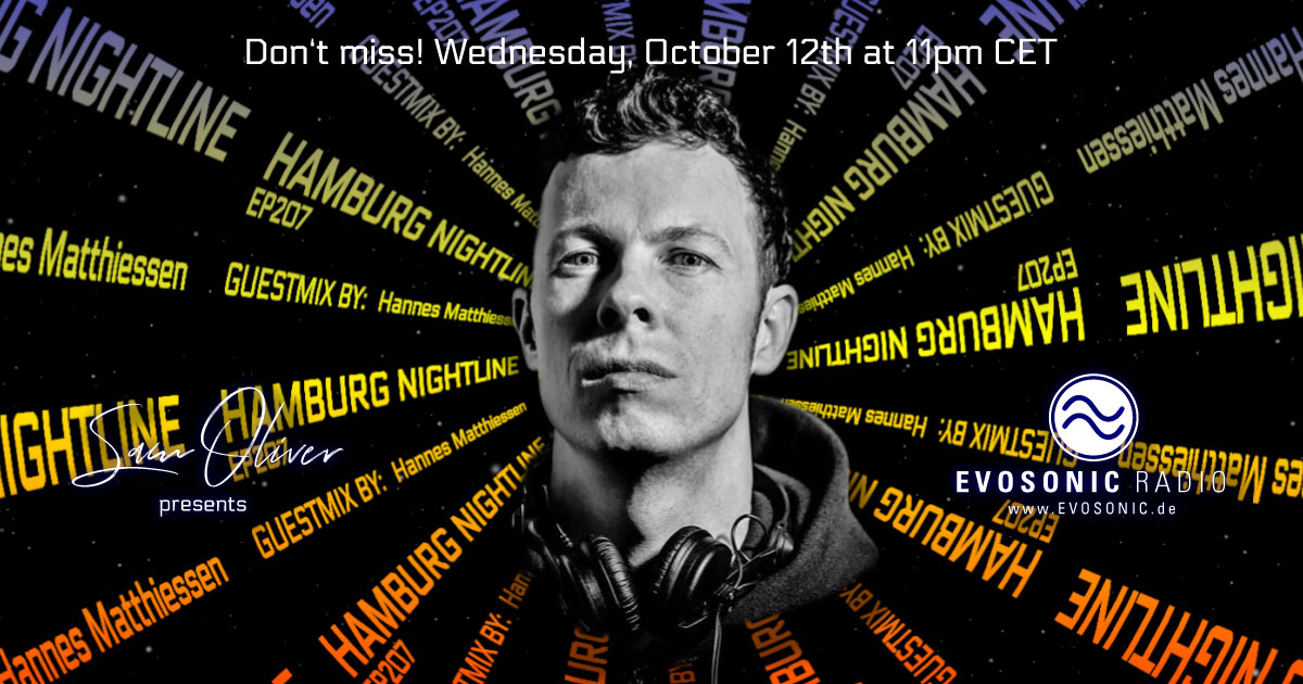 HH_Night_Line's tweet photo. Don't miss tonights brand new episode of  • 📻  • "HAMBURG NIGHTLINE". Listen to the show every Wednesday night at 23:00 CET / 5 PM EST 🕺. The hottest Music-Show 🏆  on @evosonicradio. 😍  This time: HNL229 with a special guest mix by: Hannes Matthiessen https://t.co/NA3XrAThr1