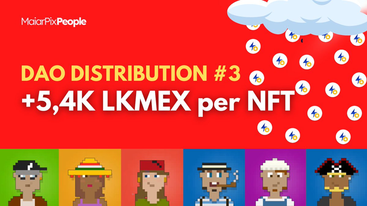 ⚡️⚡️🚨 #LKMEX DISTRIBUTION #3🚨⚡️⚡️

👉Each NFT earned +5.4K $LKMEX to their holders

Join us now and get your passive income🤠

🔥 Mint: xoxno.com/buy/Cosmopolit… 🔥

#ElrondNetwork #NFTs #ELROND #ElrondNFTs   #NFTGiveway #EGLD #passiveincome