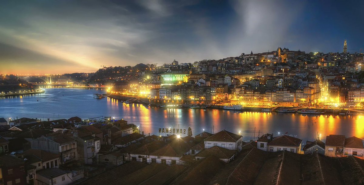 alentejo_1970's tweet photo. Entardecer no #Porto https://t.co/5n8oE9rePJ