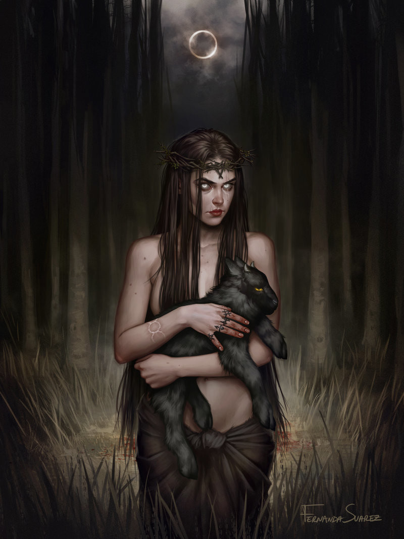 GeekyNerfherder's tweet photo. #ArtOfTheDay: 'The Witch' by #FernandaSuarez
https://t.co/48943W0YPn https://t.co/27h0GGaFFo