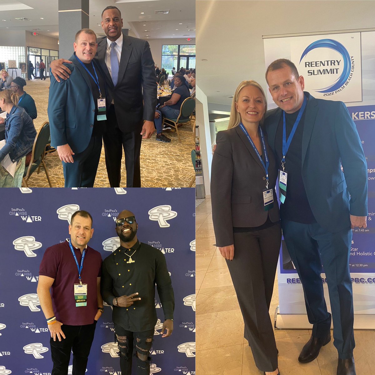 DavidLeegarlock's tweet photo. The @ReentrySummitPB was 🔥🔥🔥🔥🔥🔥. Thank you for your leadership @AtkinPlunkPhD .

Incredible to share the stage with @SaulPaul #StephanieTaylorThompson and #JaysonWilliams. Each one is very talented with a POWERFUL Story and examples of Redemption https://t.co/k6DvZVVKJH