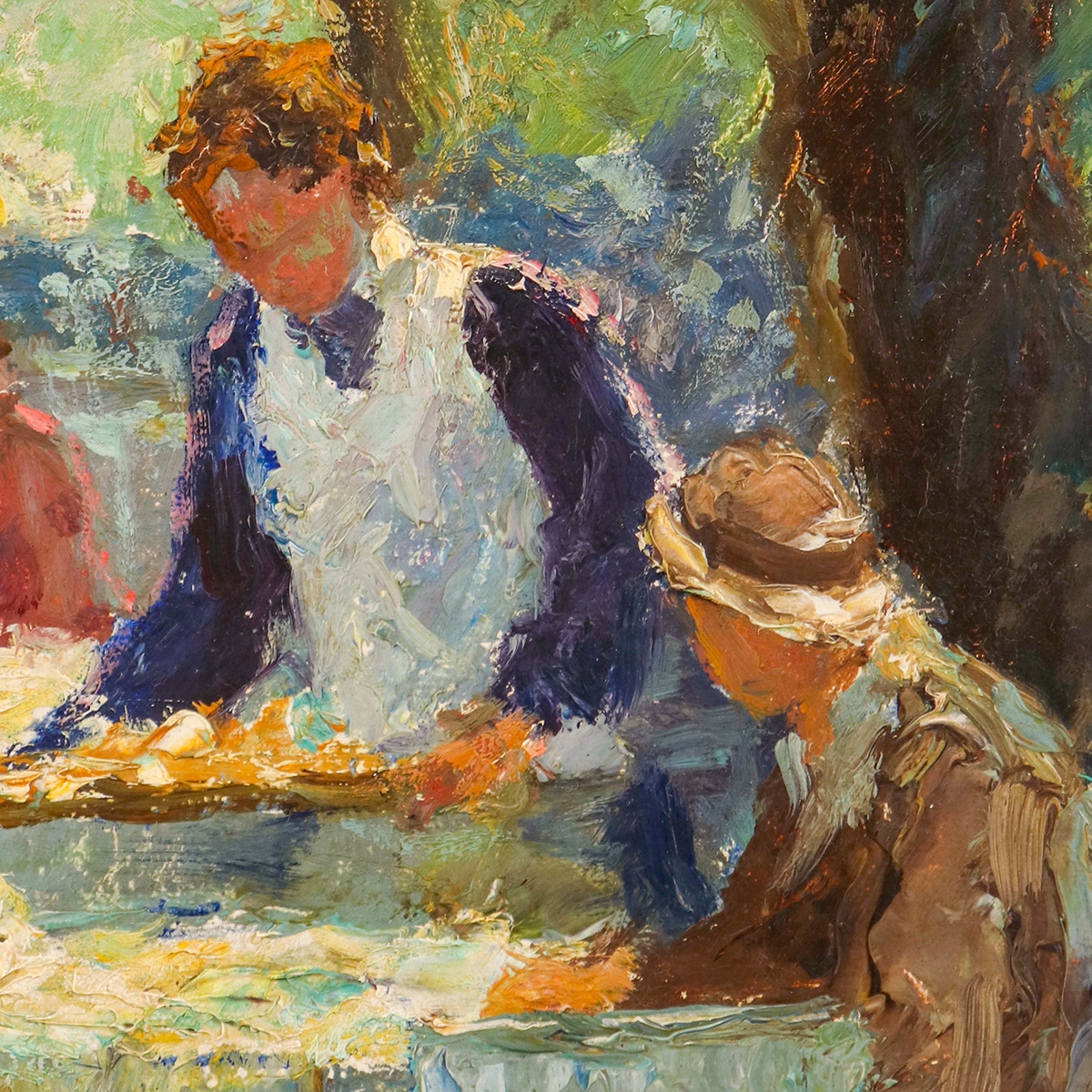 e_artis's tweet photo. 🍺 Vergleichbare "Biergarten"-Szenen gehören zu den beliebtesten Motiven von Pippel und erzielen am Kunstmarkt Höchstpreise!

Otto Pippel (1878-1960)
Hofgarten-Caffee, ca. 1915-20

✖️ https://t.co/xpeiJ9MFCK ✖️
⁠⁠
#eartis #OttoPippel #impressionism #frame #cafe #auction https://t.co/0skE6FcGe6