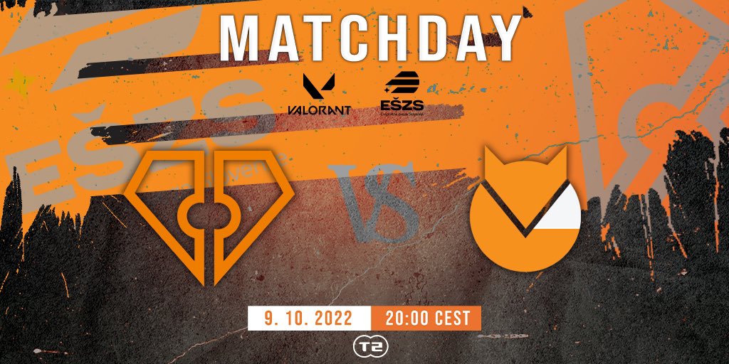 In a few hours our #Valorant roster is proving themselves yet again! Catch them on stream👀 🆚Sneaky Foxes 🕖20:00 ▶️ twitch.tv/eszslovenije