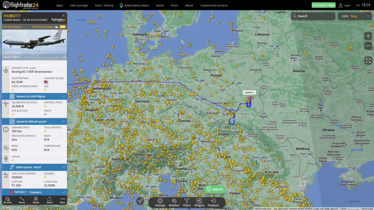 AIYeyENGDdJkjTr's tweet photo. Oct. 10, 2022
#RAF Mildenhall #Małopolskie Voivodeship #Lublin Voivodeship, Poland
#HOBO17 #AE0669 USAF KC-135R Stratotanker https://t.co/y1bROnrkf4