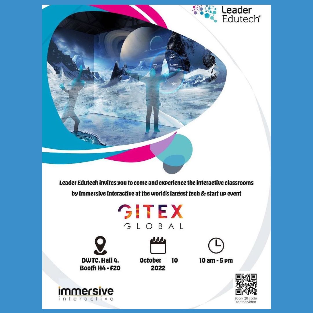 echosimulation's tweet image. Who's attending GITEX GLOBAL next week? Stop by the booth to meet our #immersiveinteractive team and step inside of a virtual classroom to see first-hand how immersive spaces can provide unlimited training opportunities!

GITEX GLOBAL
October 10-14, 2022
Dubai